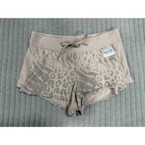 CK Leopard shorts